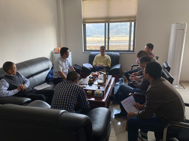 福鼎市工業園區管委會劉曉明主任一行到福建科維公司調研指導工作-1_副本.png