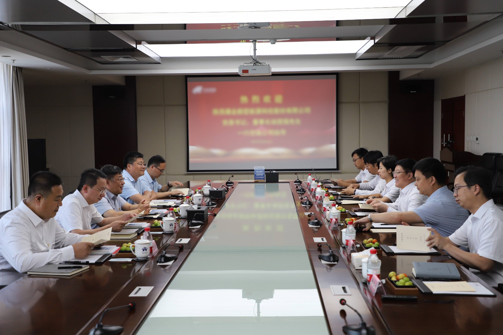 徐國強到陜西華秦新能源科技有限責任公司交流座談